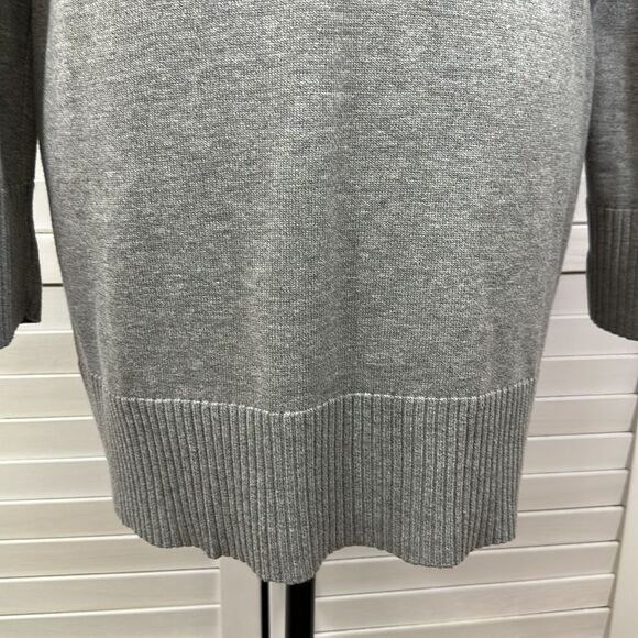 Chico’s Cardigan Size 1 (8) Peyton Long Line Leopard Print - Picture 10 of 15